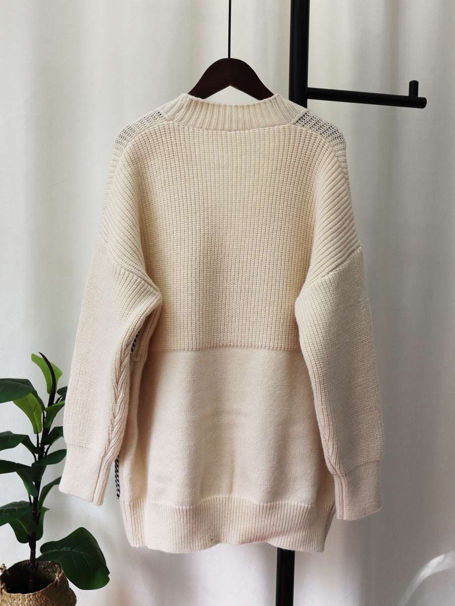 Lazy Sweater Coat For Women