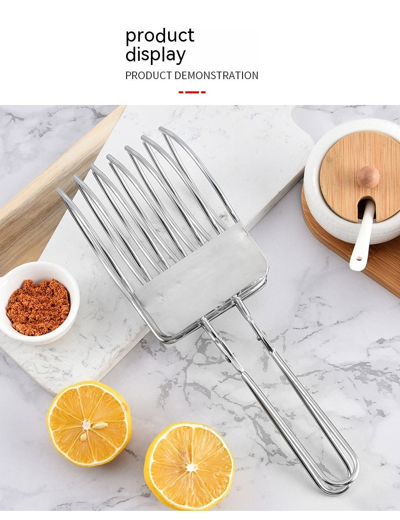 Stainless Steel Slicer Ham Bread Barbecue Cutter