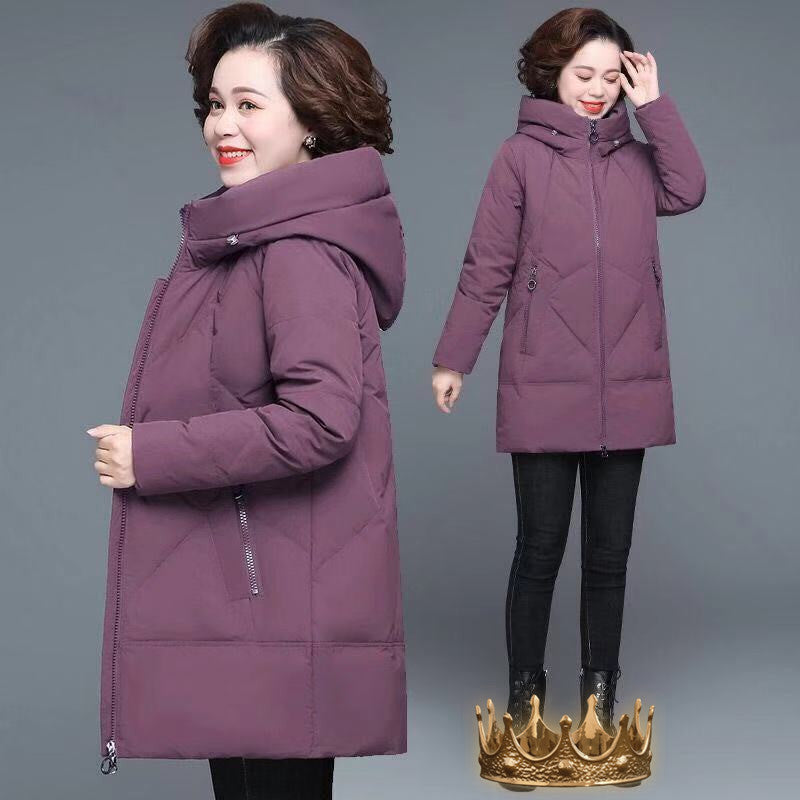 Middle-aged And Elderly Women's Cotton-padded Coat