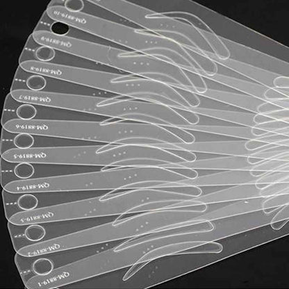 Eyebrow Adjuistable Straps Stencils For Eyebrow Makeup