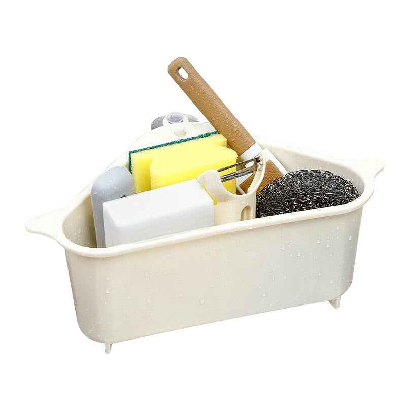 Multi-Function Triangle Kitchen Sink Storage Rack for Space-Saving Organization - Mallora Shop