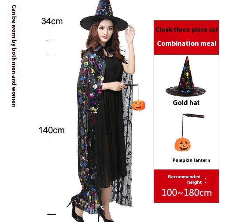 Halloween costume woman magic witch party dress