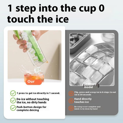 Food-Grade Ice Cube Mold with Storage Box