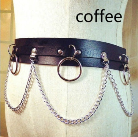 Wild chain decorative belt