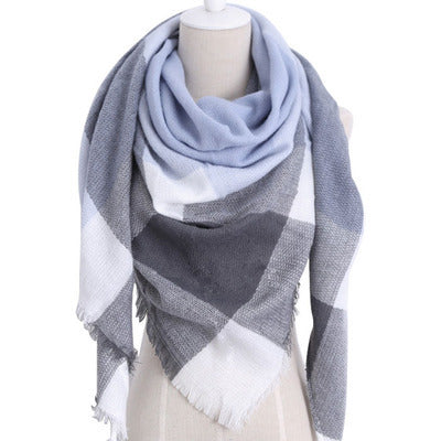 esign Women Triangles Scarf Long Scarves Shawl Autumn Winter