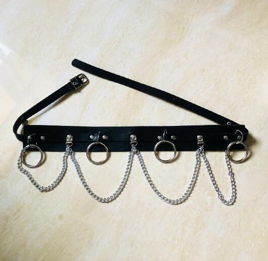 Wild chain decorative belt