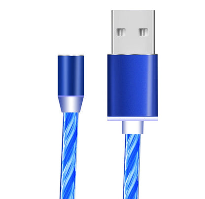 Flowing Light Magnetic Data Line Cable for Effortless Charging