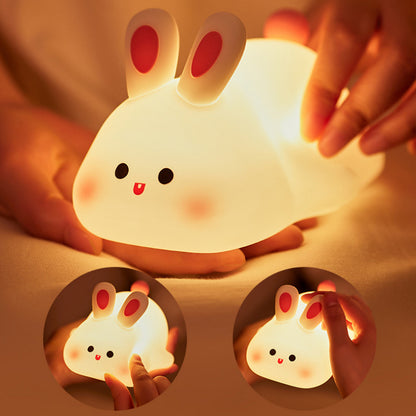 Cute Rabbit LED Night Light Touch Sensor for Cozy Nights