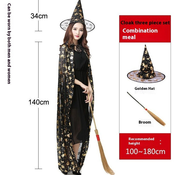 Halloween costume woman magic witch party dress