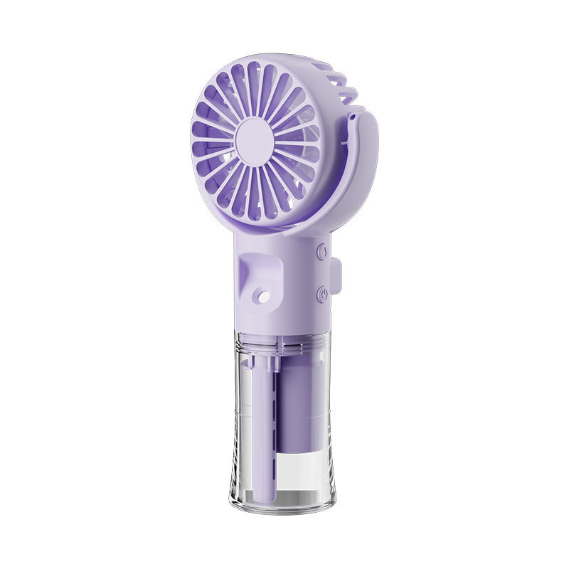 Portable Handheld Spray Fan - 4-Speed USB Cooling Mist Fan for Instant Refreshment - Mallora Shop