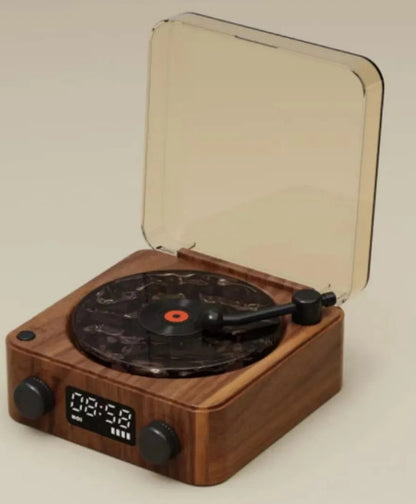 Retro Turntable Speaker with Bluetooth 5.0