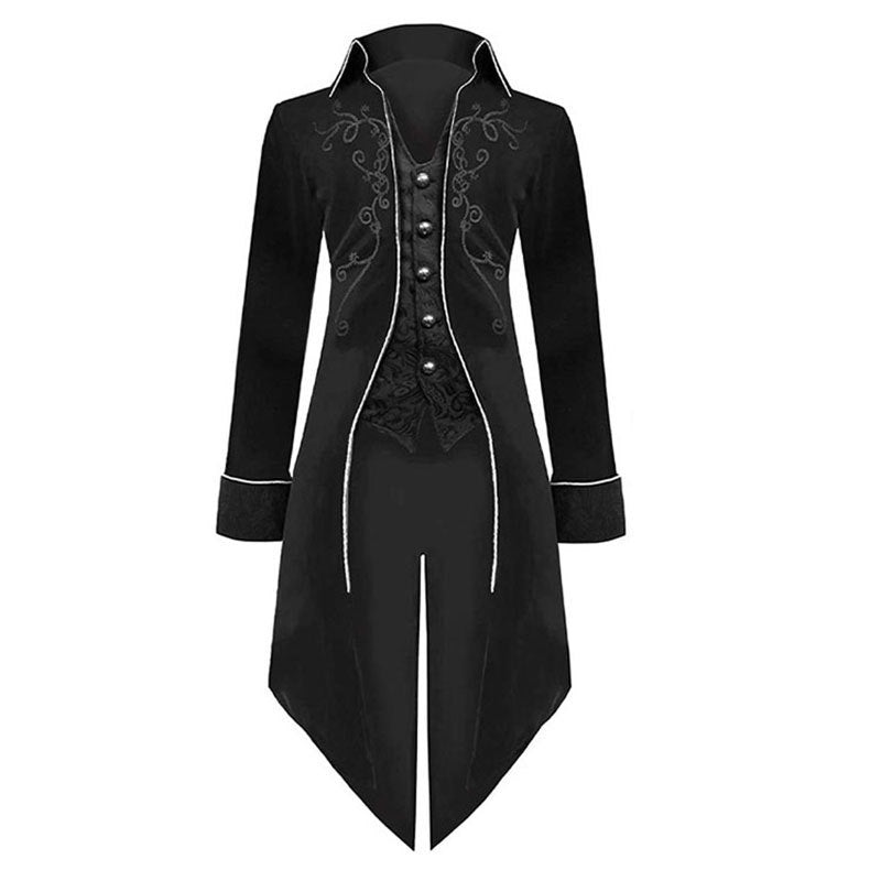 Women Vintage Mid-length Punk Gothic Coat