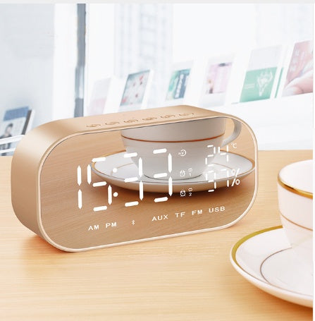 Wireless Bluetooth Low-Tone Speaker with Alarm Clock