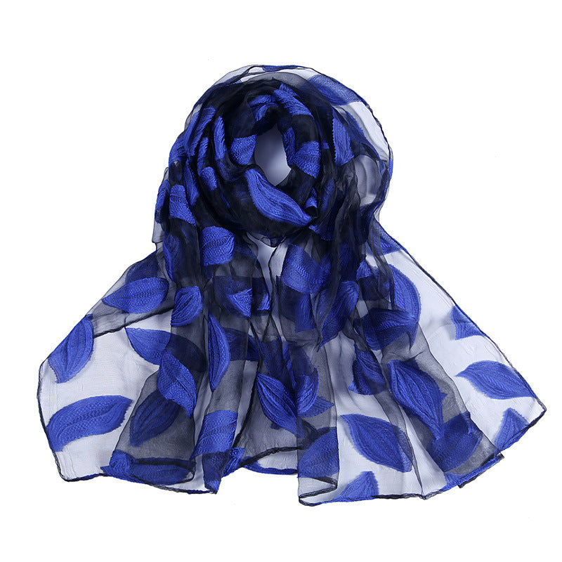 Organza cut scarf