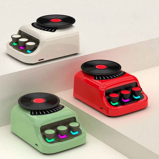 Aromatherapy Bluetooth Speaker Mini Retro CD Ambience Light