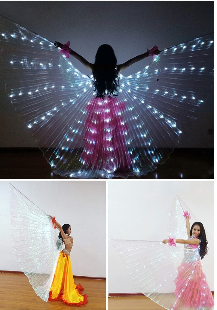 Children's LED light wings