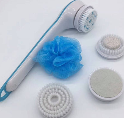 Spin Spa Body Brush Set - 4 Piece Collection for Exfoliation and Skincare