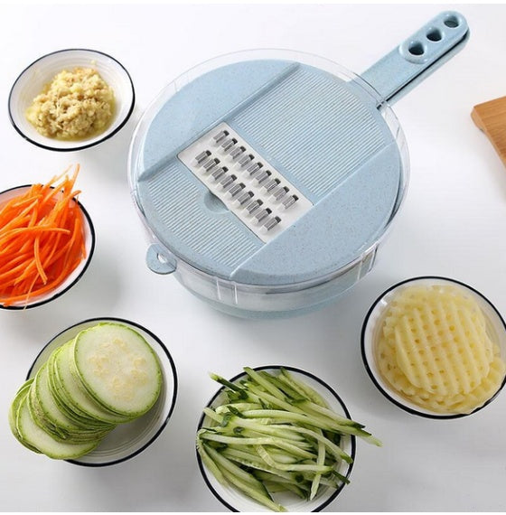 8 In 1 Mandoline Slicer & Vegetable Cutter for Effortless Food Prep - Mallora Shop
