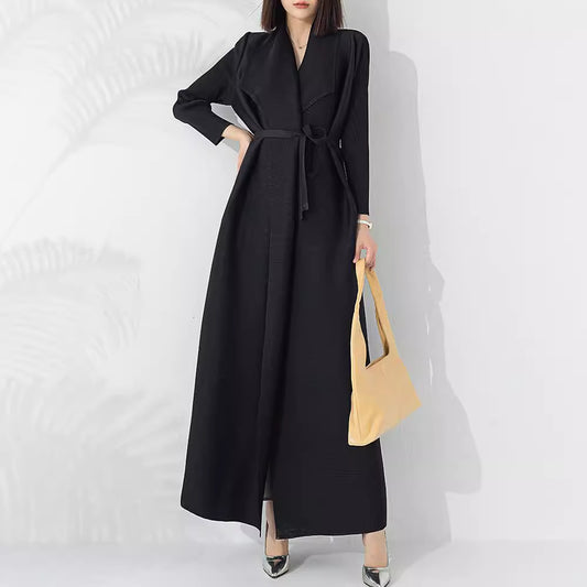 Graceful And Fashionable Long Trench Coat For Women