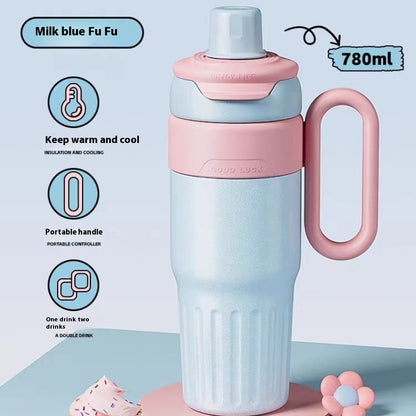 780ml Gradient Double Drink Thermal Cup