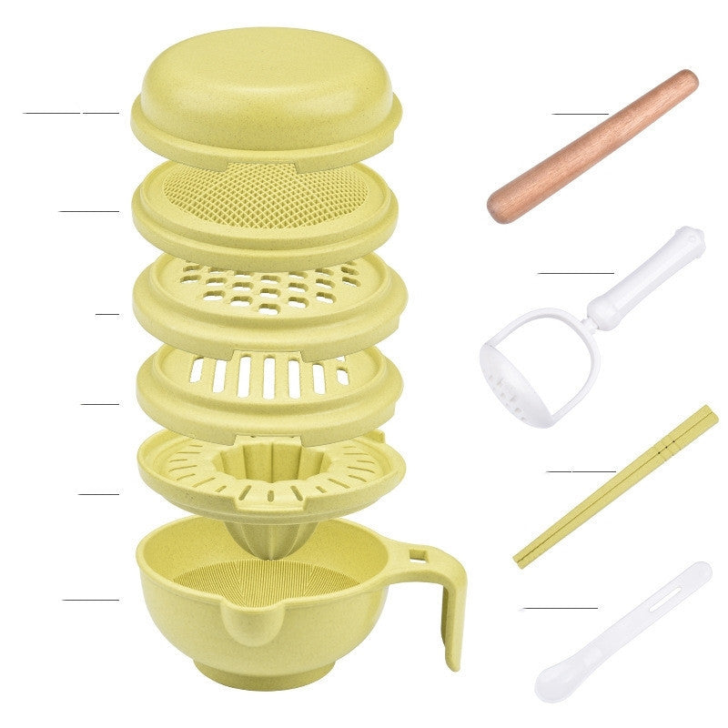 Wheat Straw Multifunctional Grinder Set Manual