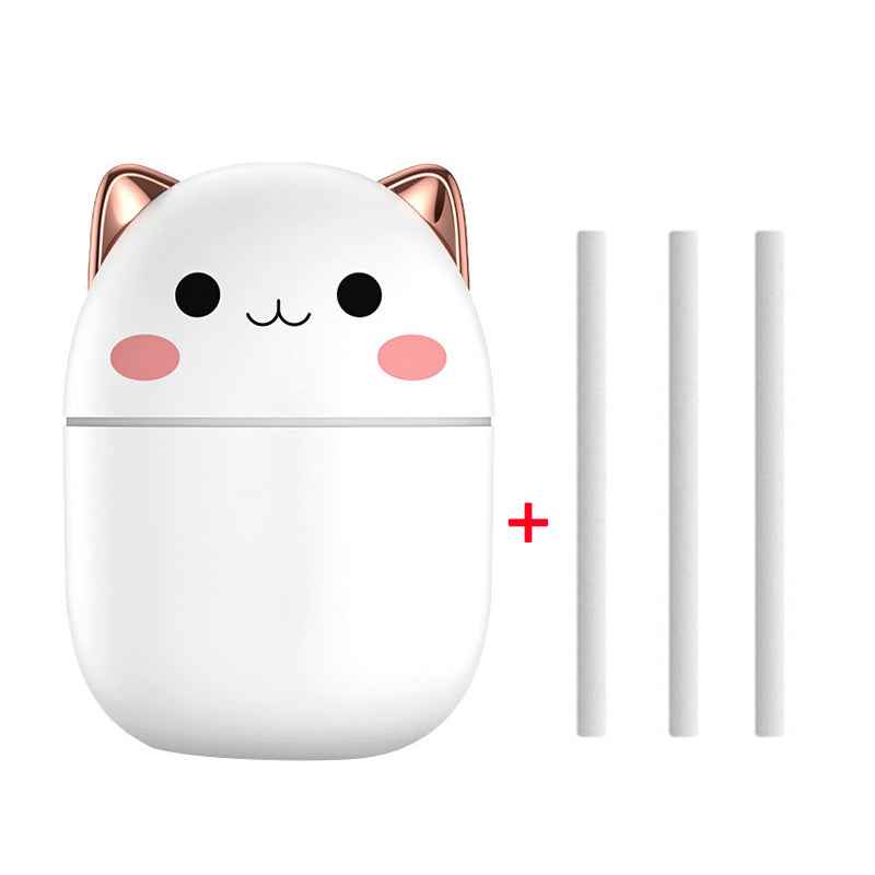 Cute Portable Cat Humidifier - Ultra-Silent USB Powered Air Moisturizer - Mallora Shop