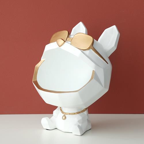 Cool Dog Figurine Big Mouth Dog Storage Box