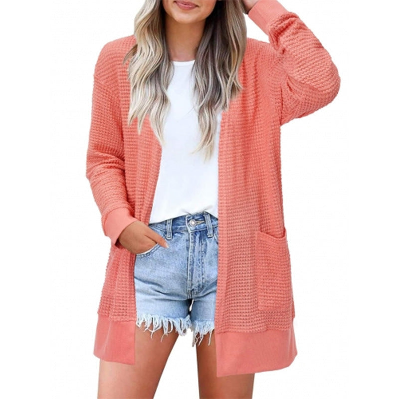 Loose Knitted Coat European And American Sweater Cardigan