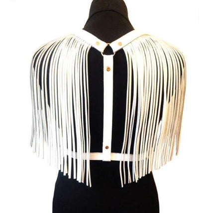 Body Bondage Handmade Harness with Shoulder Tassel