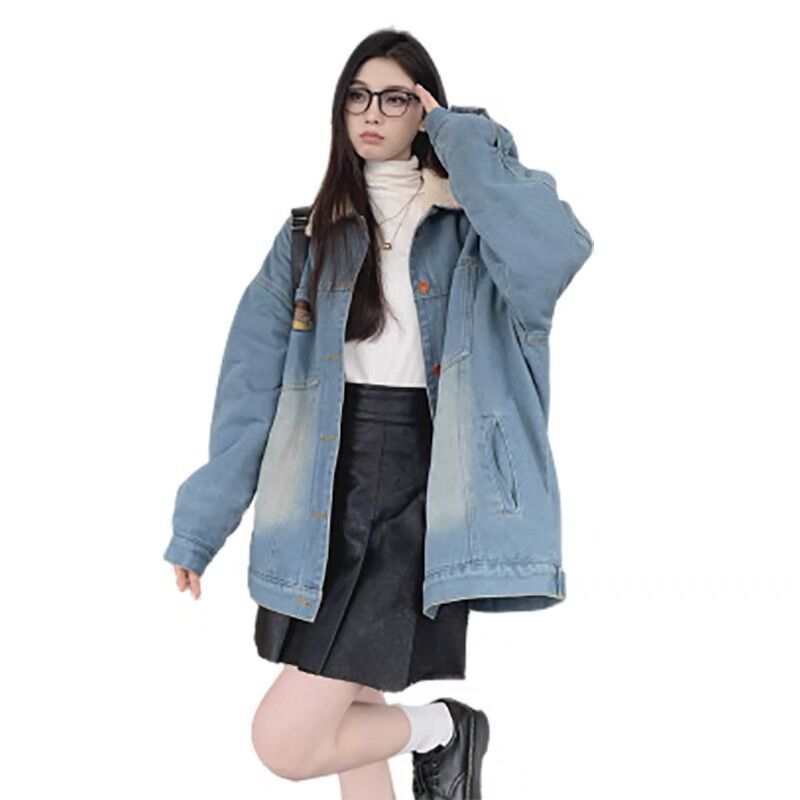 Women Retro Style Denim Jacket