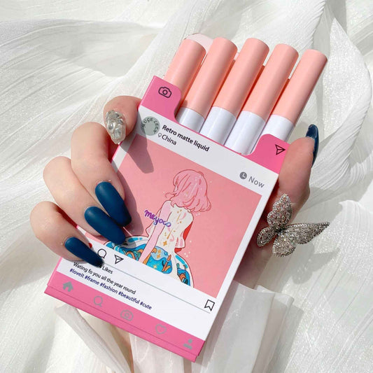 Matte Velvet Matte Lip Glaze 5 PCS Set