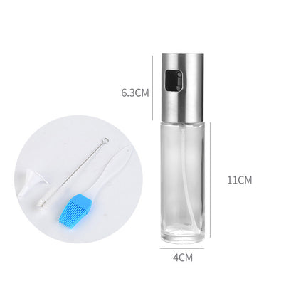 Stainless Steel Grill Kitchen Cooking Oil Spray Bottle