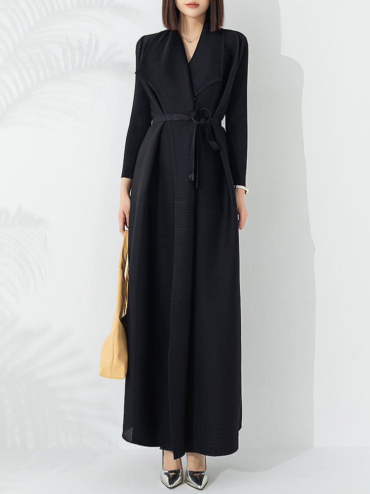 Graceful And Fashionable Long Trench Coat For Women