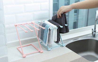 Foldable Dishcloth Shelf Kitchen Accessories Organizer for Efficient Space Saving - Mallora Shop