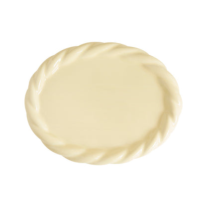 Original Design Simple Solid Color Household Ceramic Western Dinner Plate