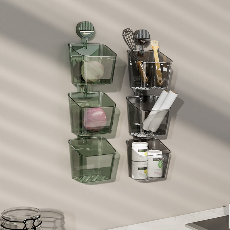 Scallion Ginger Garlic Storage Suction Cup Rack