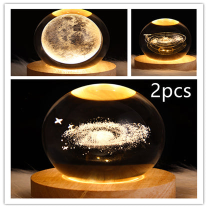 LED Galaxy Crystal Ball Lamp for Stunning Nighttime Ambiance