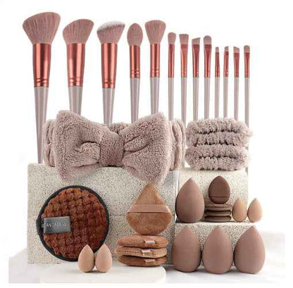 60pcs  Beauty Tools Major Combination Suit Face Wash Makeup Full Set