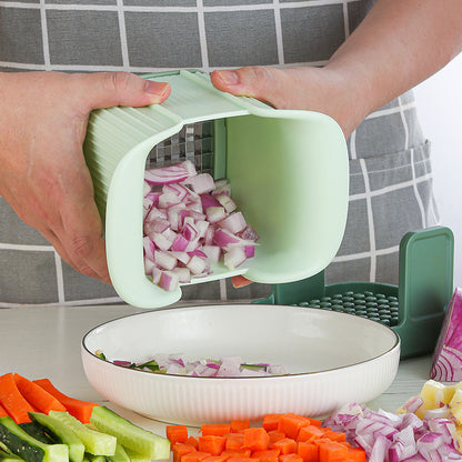 Multifunctional Vegetable Chopper & Cutter for Effortless Meal Prep - Mallora Shop