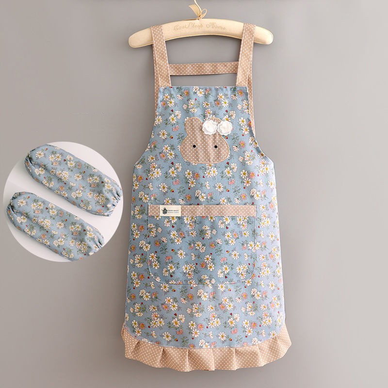 Adults Korean Version Of The Cute Rustic Temperament Breathable Canvas Apron