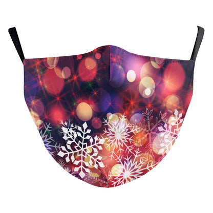 Christmas Beard Digital Printing Face Mask