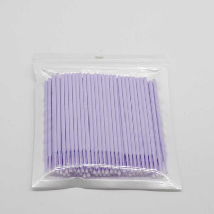 200 - 500 Pcs Disposable Micro Applicator Brushes for Eyelash Extensions and Makeup