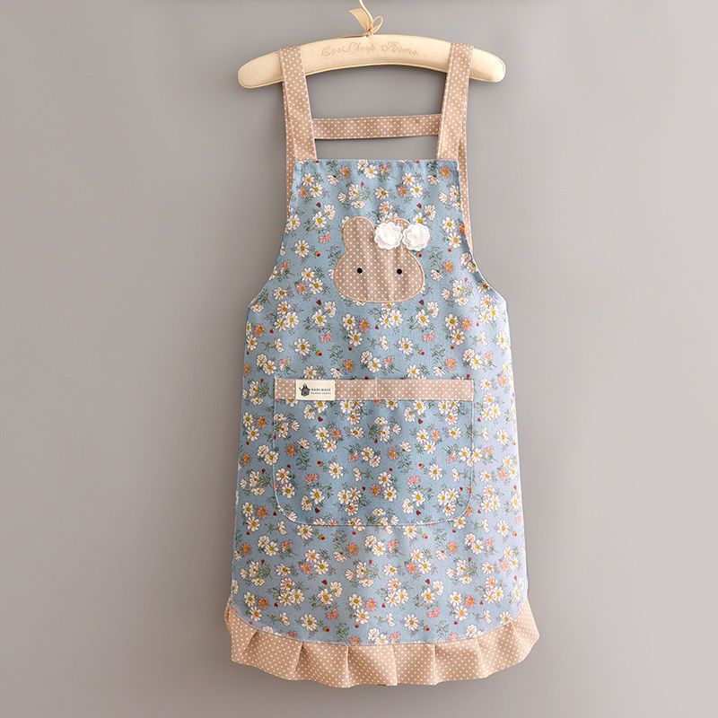 Adults Korean Version Of The Cute Rustic Temperament Breathable Canvas Apron