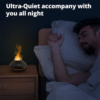 Volcanic Flame Aroma Diffuser Lamp