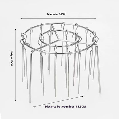 Air Fryer Universal Stainless Steel Vertical Grill Rack