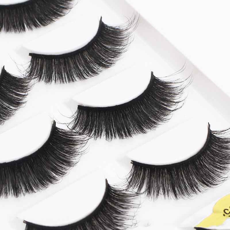 3d Multi-layer Thick 5 Pairs Of Eyelashes