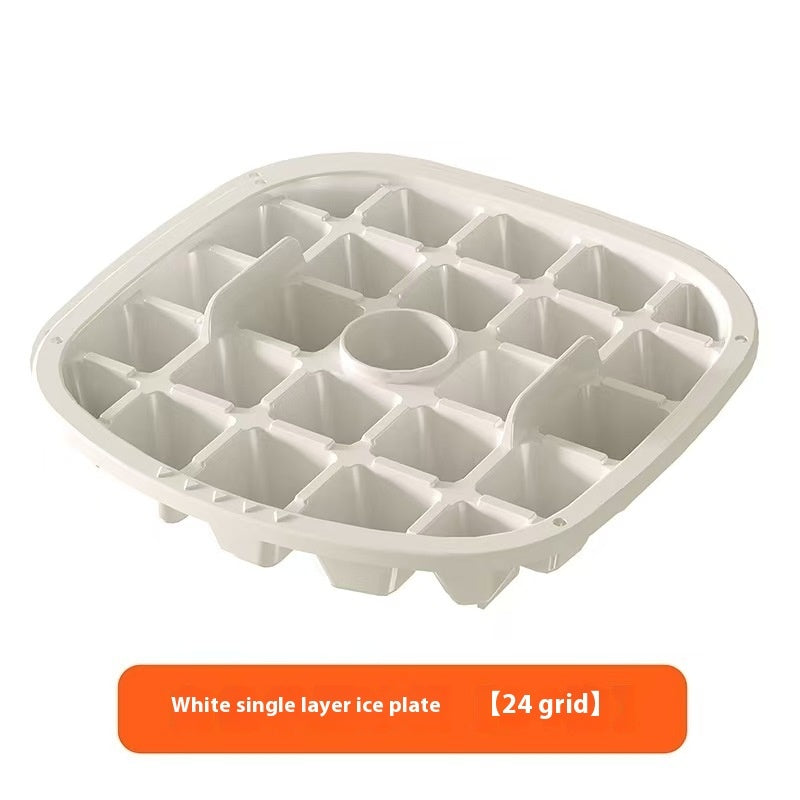 Press-type Portable Ice Tray - Large Capacity Ice Bucket