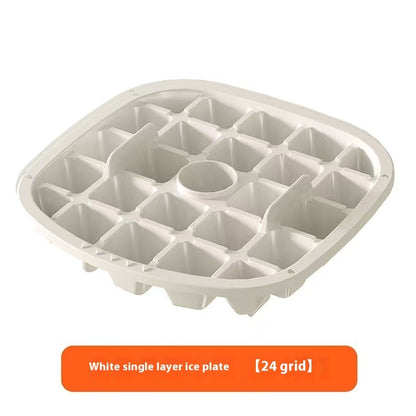 Press-type Portable Ice Tray - Large Capacity Ice Bucket