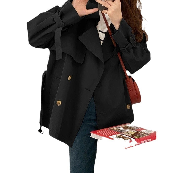 Early Spring Autumn New Trench Coat Coat Women's Short