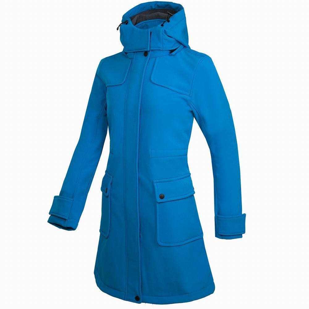 New Sparkling Style Women's Long Outdoor Camping Mountaineering Sports Leisure Shell Jacket